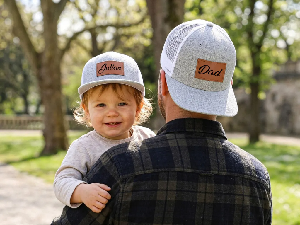 Personalized Father Son Matching Snapback Hats Gift for Dad HN590 - Snapback Hat fix GradoCreations