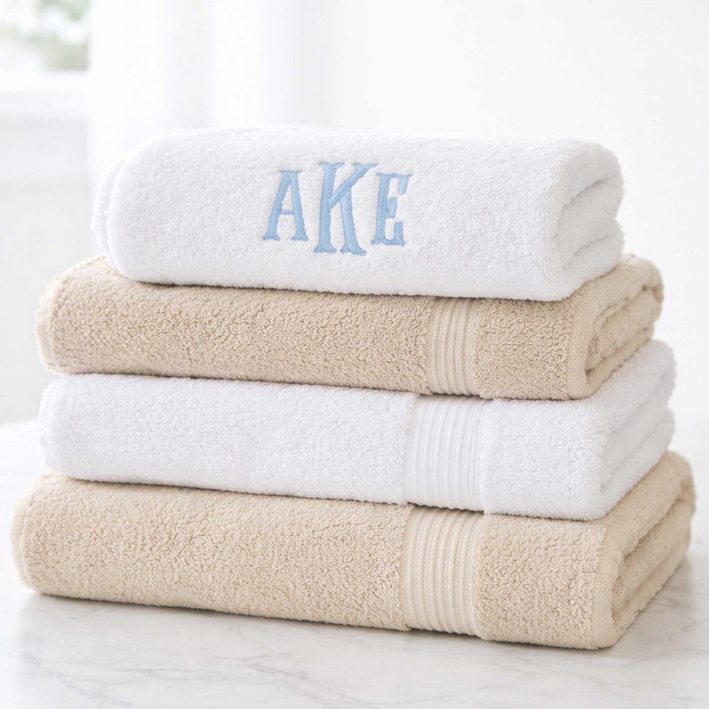 Personalized Family Towel Custom Name Monogram Gift HN590 - Towel GradoCreations
