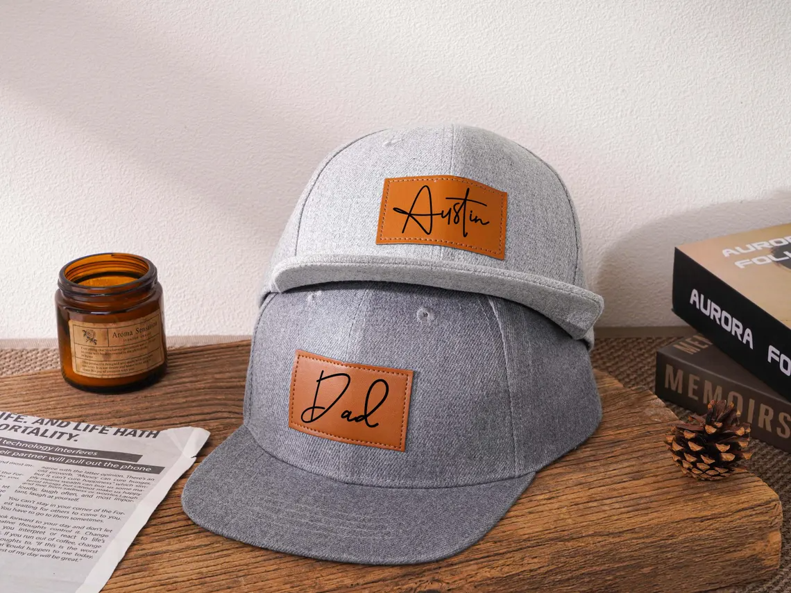 Personalized Father Son Matching Snapback Hats Gift for Dad HN590 - Snapback Hat fix GradoCreations