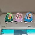 Personalized Photo Car Visor Clip Custom Gift for Dad HN590 - Acrylic Car Visor Clip Fix GradoCreations