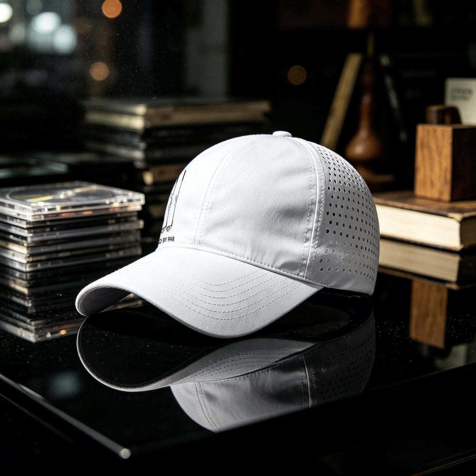 Personalized Perforated Golf Hat Best Dad Gift for Father's Day HN590 - Perforated Golf Hat BCF Fix GradoCreations