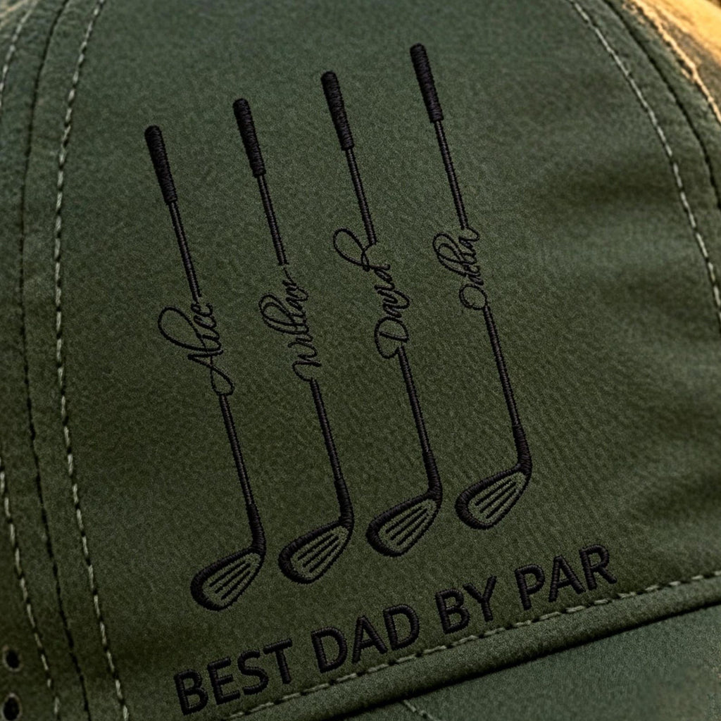 Personalized Perforated Golf Hat Best Dad Gift for Father's Day HN590 - Perforated Golf Hat BCF Fix GradoCreations