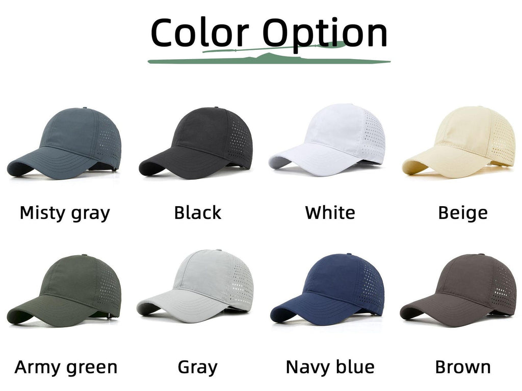 Personalized Perforated Golf Hat Best Dad Gift for Father's Day HN590 - Perforated Golf Hat BCF Fix GradoCreations
