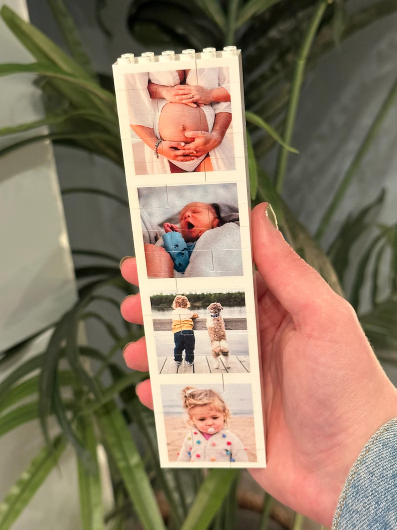 Personalized Family Photo Booth Lego Block Custom Gift HN590 - Booth Lego GradoCreations