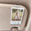 Custom Photo Car Visor Clip Personalized Gift for Dad HN590 - Acrylic Car Visor Clip GradoCreations