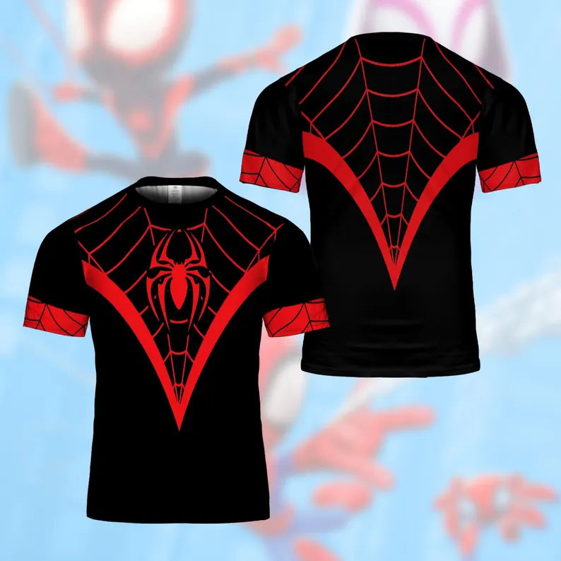 Personalized Superhero Costume AOP T-Shirt - Marvel Gift AOP Tshirt GradoCreations