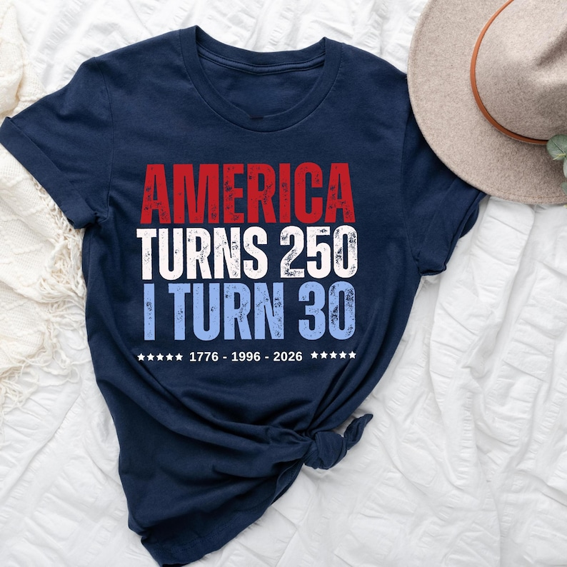 Personalized America 250 T-Shirt Custom Name Gift for 4th of July HN590 - Tshirt Fix GradoCreations