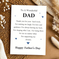 Father's Day Gift Card for Personalized Family Gifts Gift Card GradoCreations