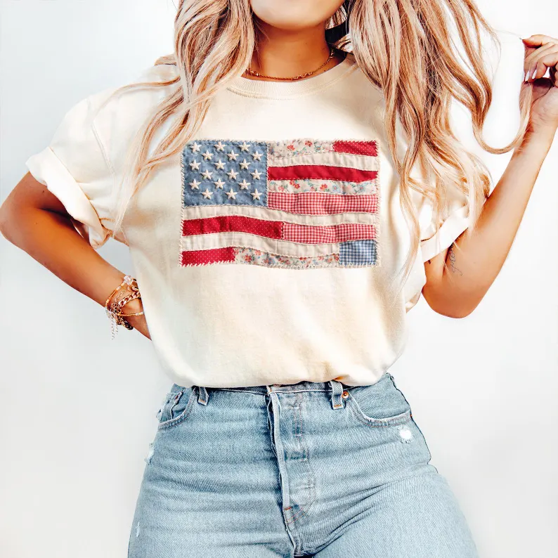 Personalized USA Comfort Shirt Custom Name Gift for Dad Comfort Shirt FIX GradoCreations