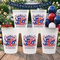 Personalized Frosted Cups for America 250 Anniversary Gift for Family