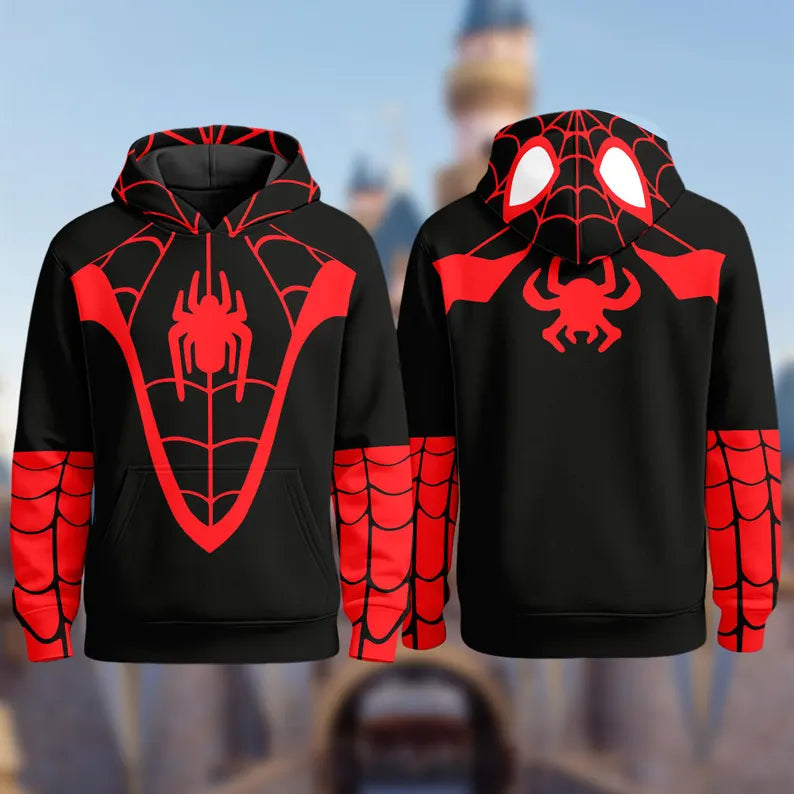 Personalized Superhero Costume AOP Hoodie for Kids & Adults AOP Hoodie GradoCreations
