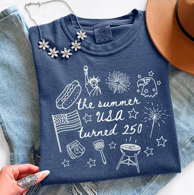 Personalized Patriotic Comfort Shirt Custom USA Design Gift Comfort Shirt FIX GradoCreations