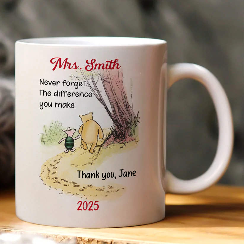 Personalized Teacher Mug with Inspiring Quote Gift for Educators