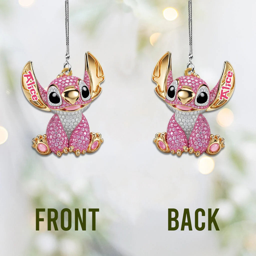 Personalized Acrylic Ohana Car Ornament Gift for Couples GradoCreations
