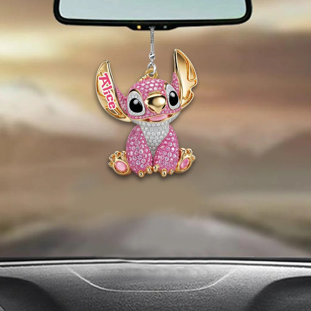 Personalized Acrylic Ohana Car Ornament Gift for Couples GradoCreations