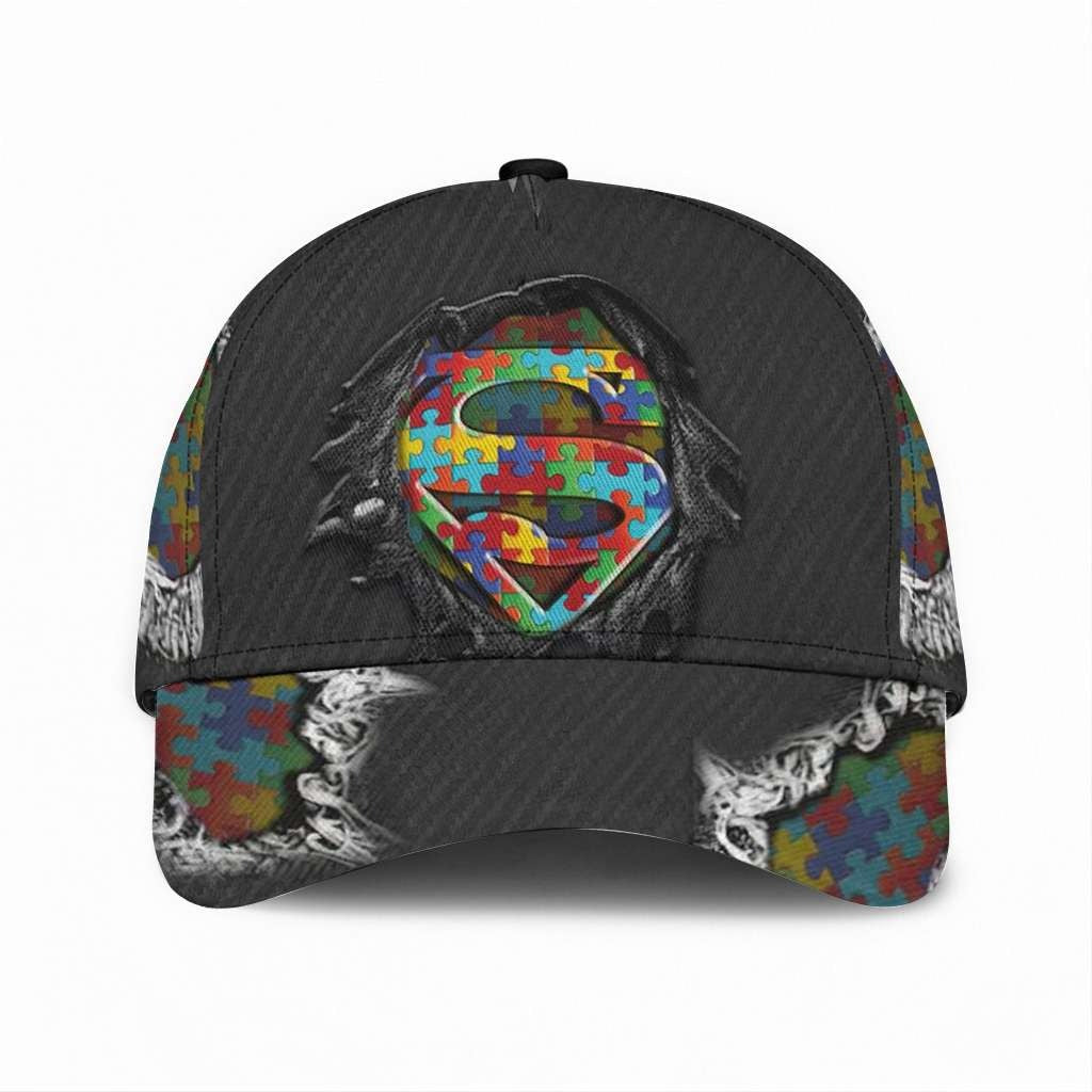 Personalized Autism Awareness Snapback Cap Gift for Dad GradoCreations