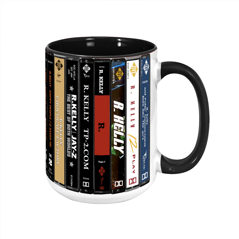 Retro R. Kelly Albums Accent Mug Ceramic Drinkware Gift GradoCreations