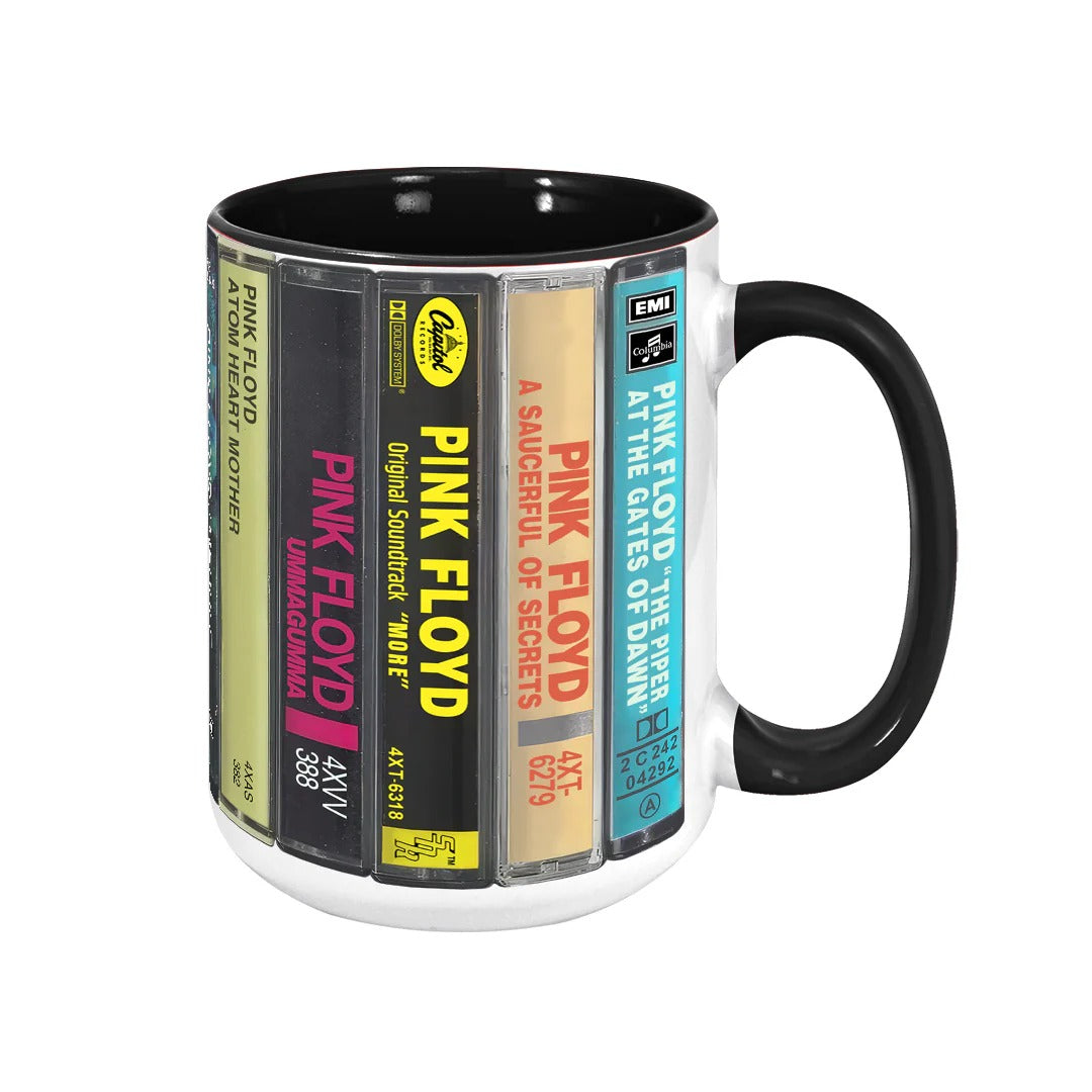 Pink Floyd Cassette Accent Mug Retro Ceramic Gift GradoCreations