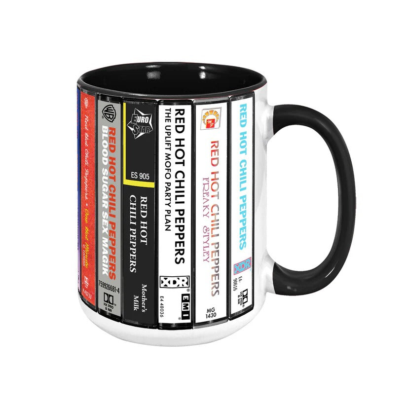 Red Hot Chili Peppers Cassette Accent Mug Ceramic Gift GradoCreations