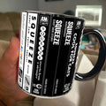 Retro Squeeze Albums Cassette Accent Mug Ceramic Gift GradoCreations