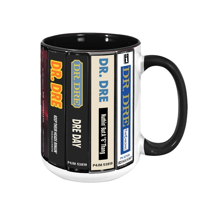 Dr. Dre Cassette Inspired Accent Mug Retro Drinkware Gift GradoCreations