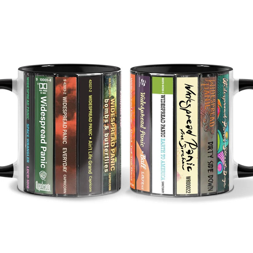 Widespread Panic Cassette Collection Accent Mug | Retro Gift GradoCreations