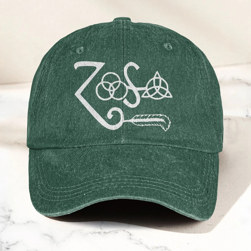 Personalized Led Zeppelin Denim Cap Custom Retro Hat Gift for Dad GradoCreations