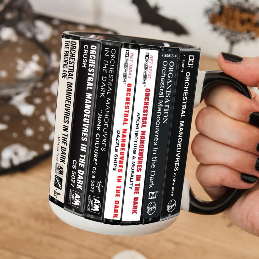 Retro Orchestral Manoeuvres In The Dark Accent Mug for Music Lovers GradoCreations