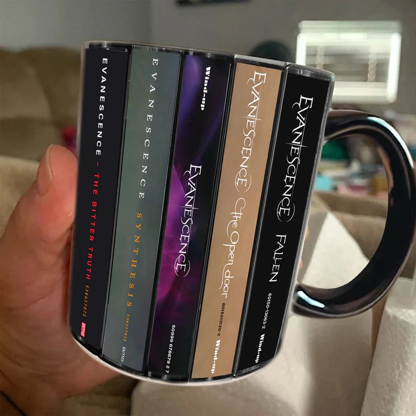 Evanescence Cassette Collection Ceramic Accent Mug Gift GradoCreations