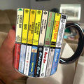 Retro Status Quo Albums Cassette Collection Accent Mug - Ceramic Drinkware Gift GradoCreations
