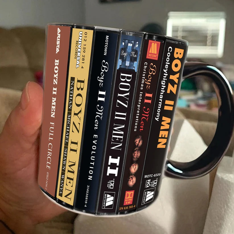 Boyz II Men Retro Accent Mug | Ceramic Drinkware Gift GradoCreations