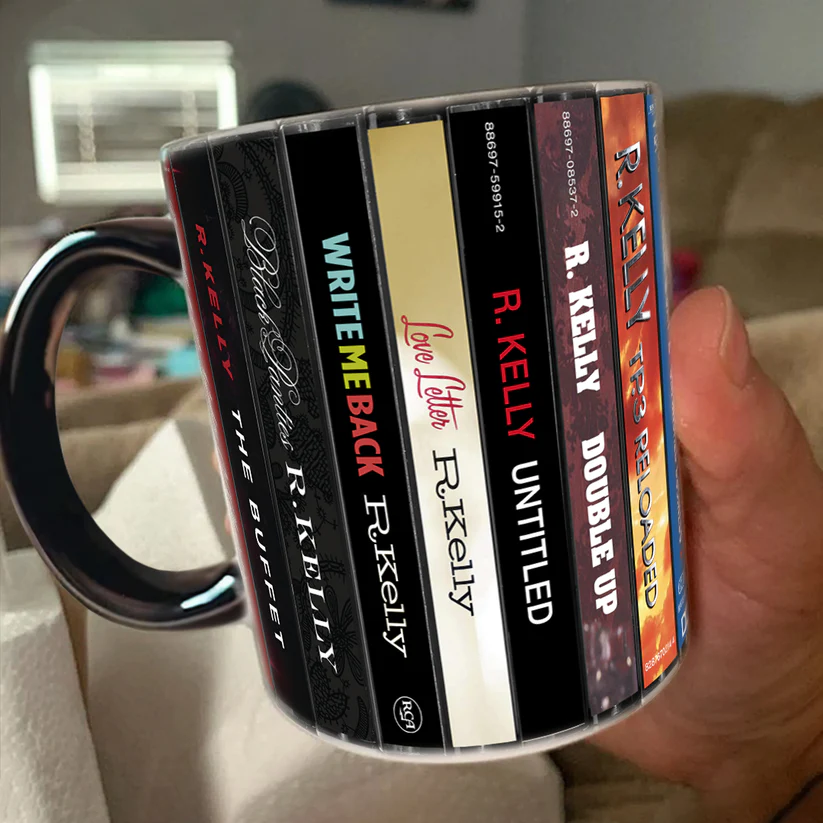 Retro R. Kelly Albums Accent Mug Ceramic Drinkware Gift GradoCreations