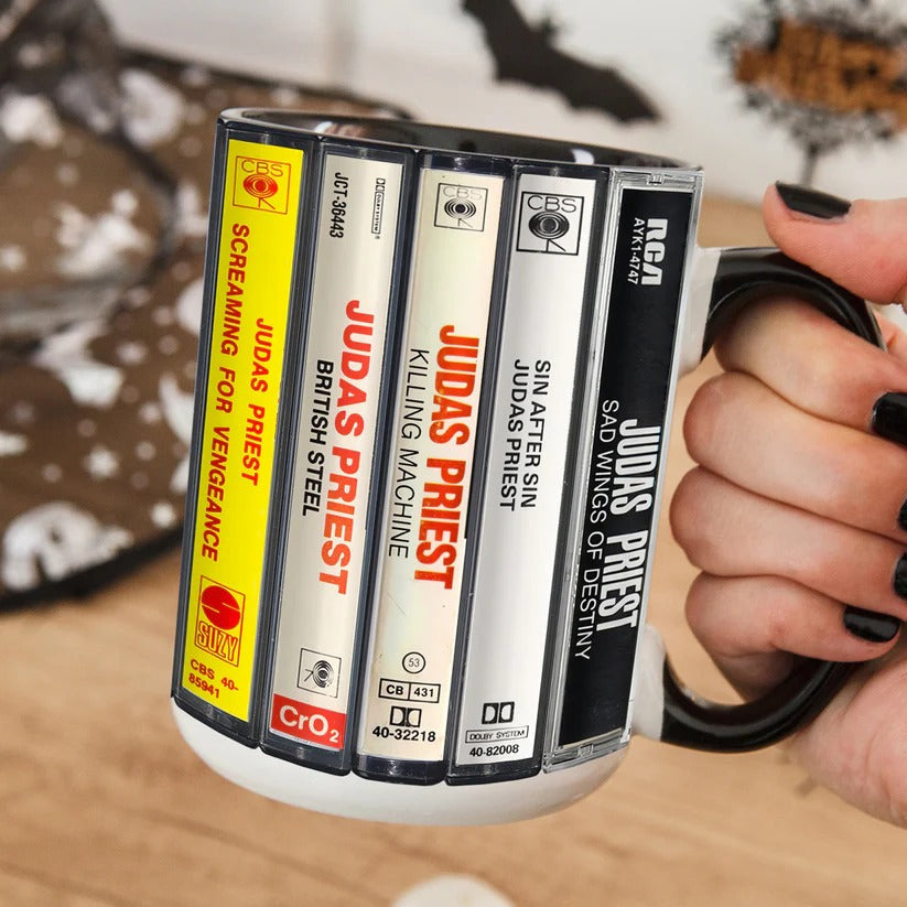 Judas Priest Cassette Accent Mug Retro Gift for Music Lovers GradoCreations