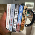 Retro Accent Mug with Lana Del Rey Cassette Collection Design GradoCreations