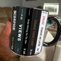 Retro Drake Albums Cassette Accent Mug Ceramic Drinkware GradoCreations