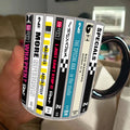 Ceramic Ska 2-Tone Music Cassette Accent Mug Gift GradoCreations
