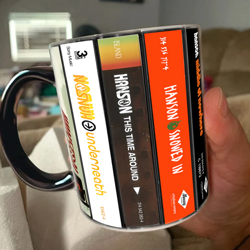 Retro Ceramic Accent Mug featuring Hanson Albums Collection GradoCreations