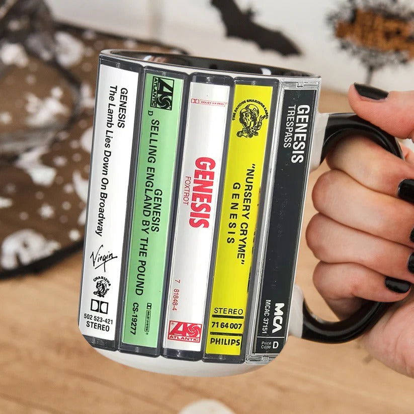 Retro Genesis Albums Accent Mug Ceramic Drinkware Gift GradoCreations