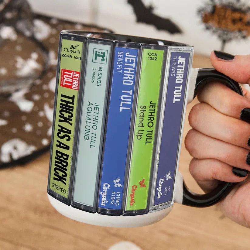 Jethro Tull Cassette Accent Mug Retro Music Gift GradoCreations