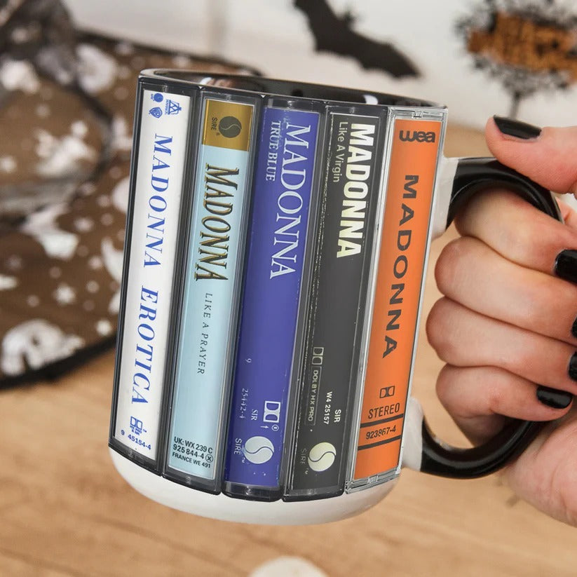 Madonna Cassette Mug Retro Drinkware for Music Lovers GradoCreations