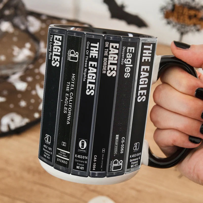 Eagles Classic Cassette Accent Mug Ceramic Drinkware Gift GradoCreations