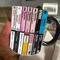 Retro Cassette Collection Accent Mug Ceramic Drinkware Gift GradoCreations