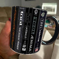Retro Tool Cassette Collection Accent Mug for Music Lovers GradoCreations