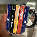 NSYNC Cassette Collection Accent Mug Retro Gift for Music Lovers GradoCreations