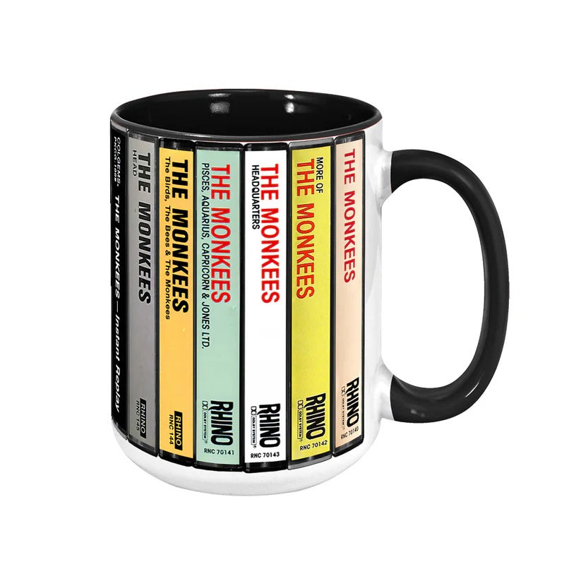 The Monkees Cassette Collection Ceramic Accent Mug Gift GradoCreations