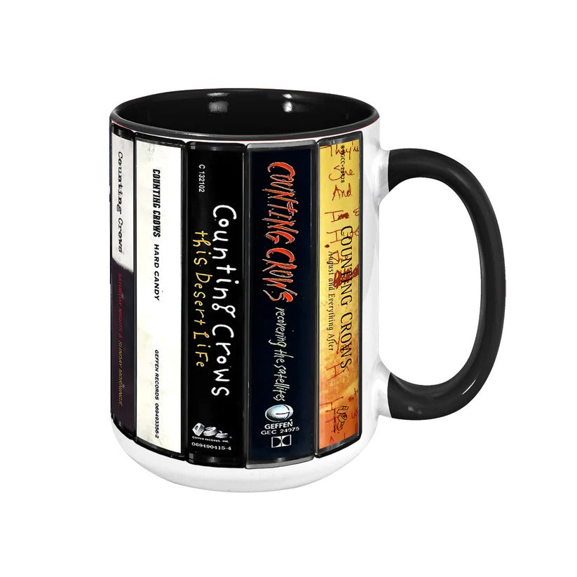 Counting Crows Cassette Collection Accent Mug Ceramic Retro Gift GradoCreations