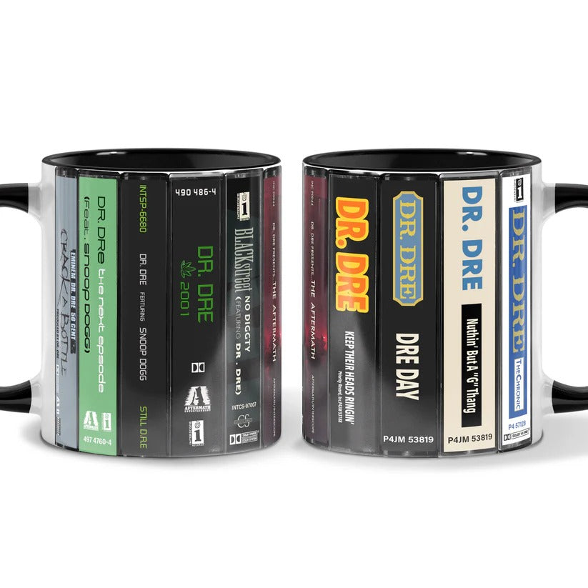 Dr. Dre Cassette Inspired Accent Mug Retro Drinkware Gift GradoCreations