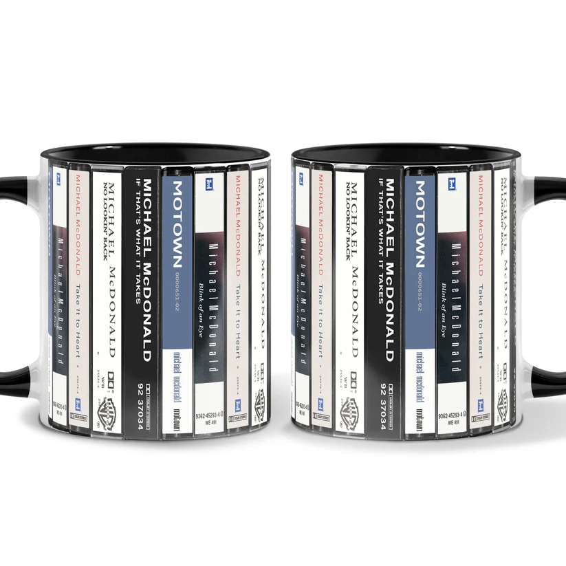 Retro Accent Mug Michael McDonald Cassette Design Gift GradoCreations