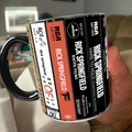 Retro Rick Springfield Cassette Accent Mug Ceramic Gift GradoCreations