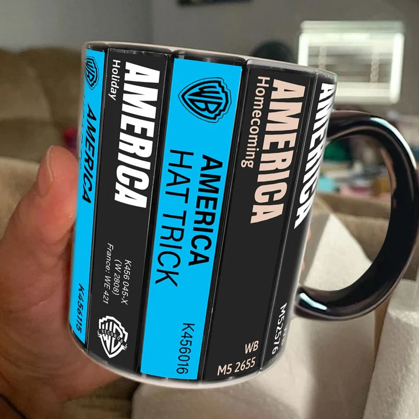 Ceramic Cassette Mug Retro Design for Music Lovers GradoCreations